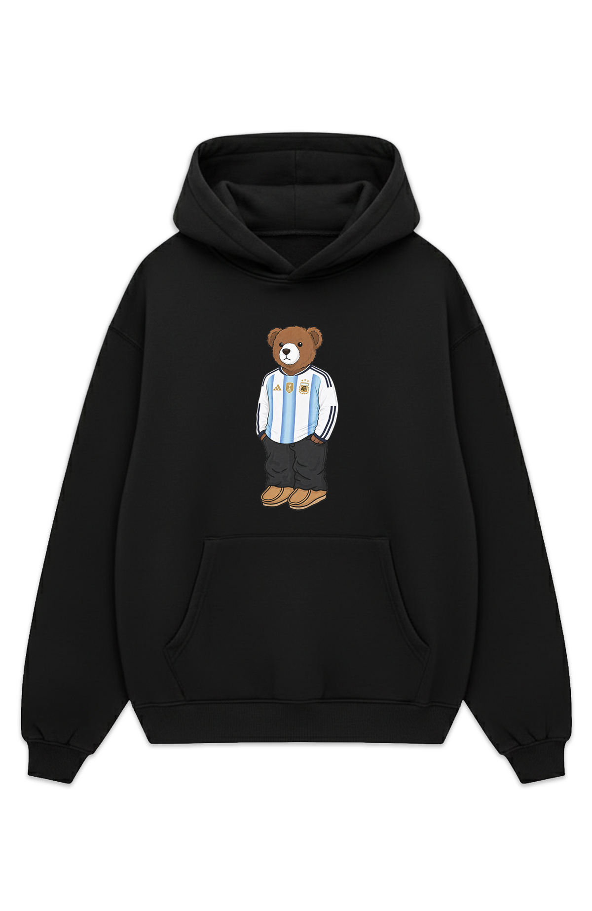 Argentinien Bär Heim Oversized Hoodie