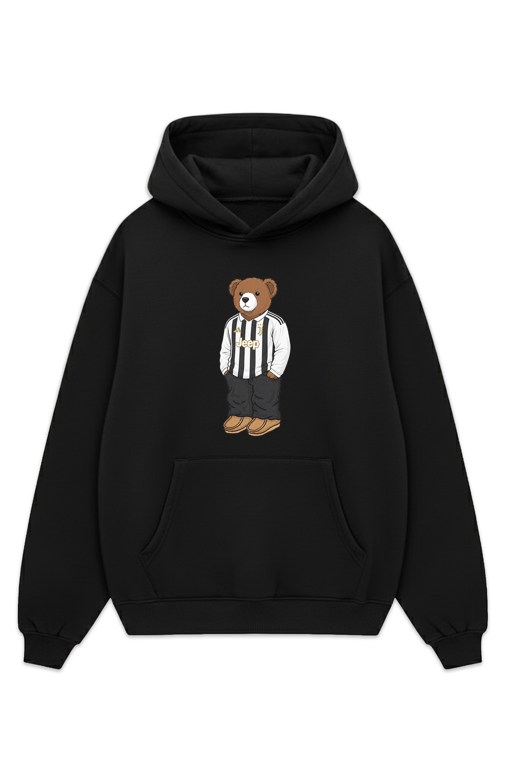 Juventus Bär Heim Oversized Hoodie