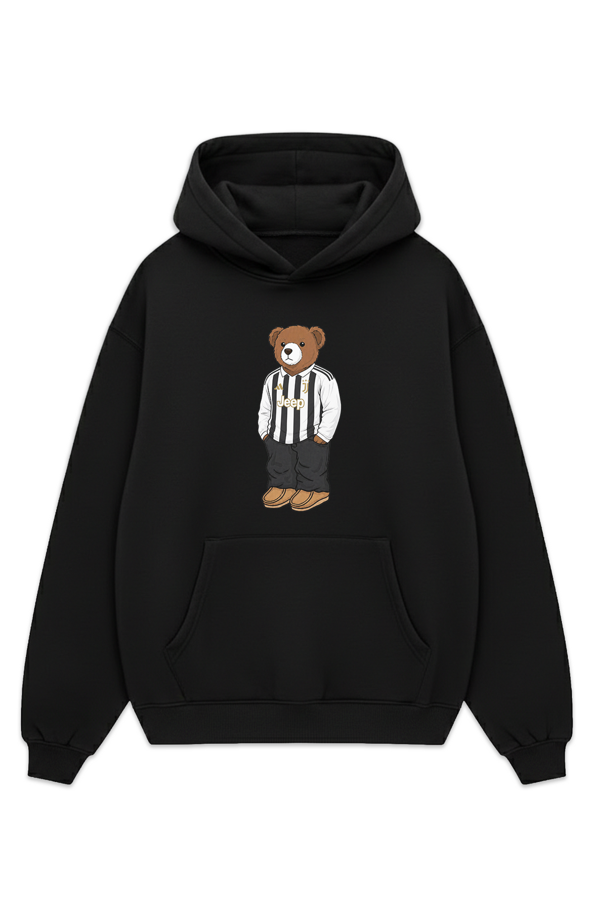 Juventus Bär Heim Oversized Hoodie
