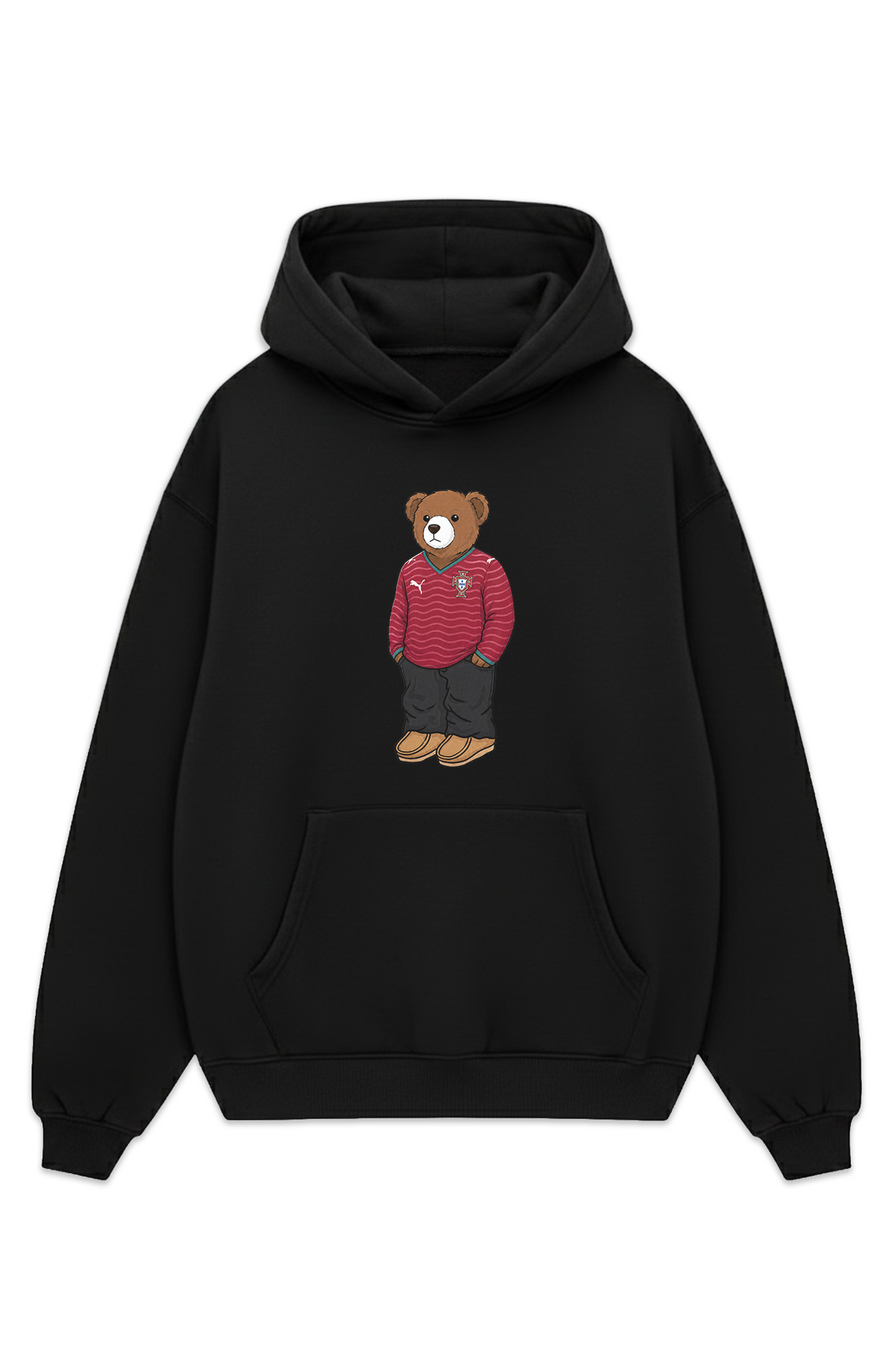 Portugal Bär Heim Oversized Hoodie
