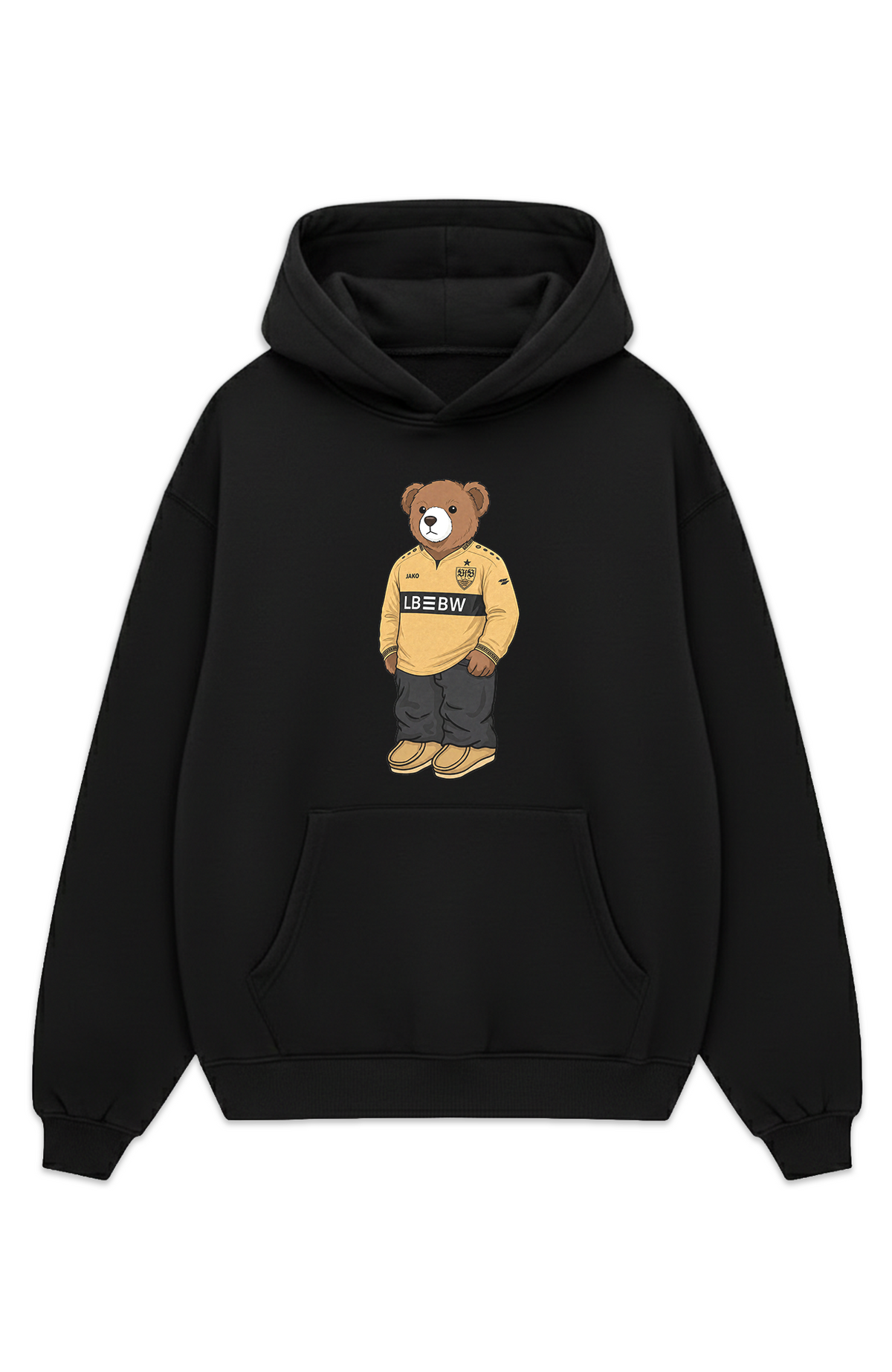 Stuttgart Bär Auswärts Oversized Hoodie