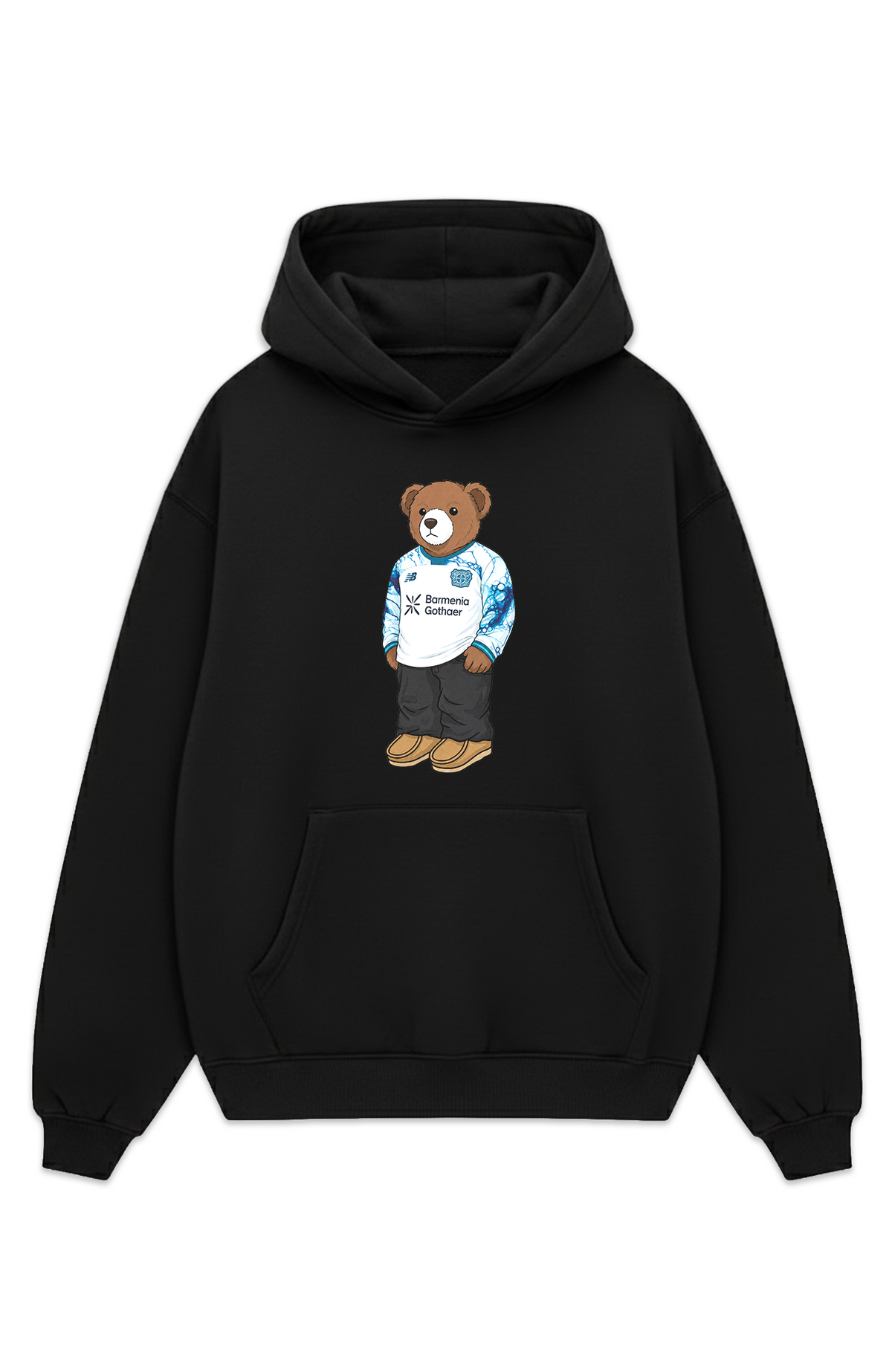 Leverkusen Bär Auswärts Oversized Hoodie