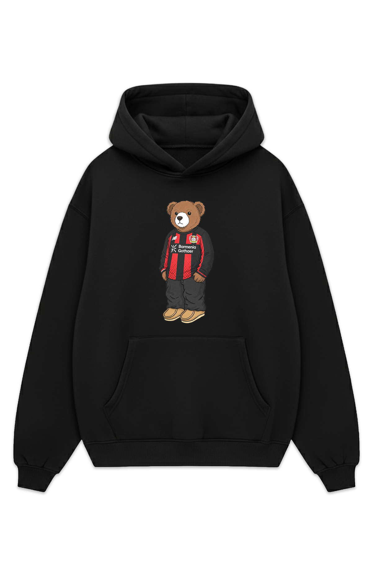 Leverkusen Bär Heim Oversized Hoodie