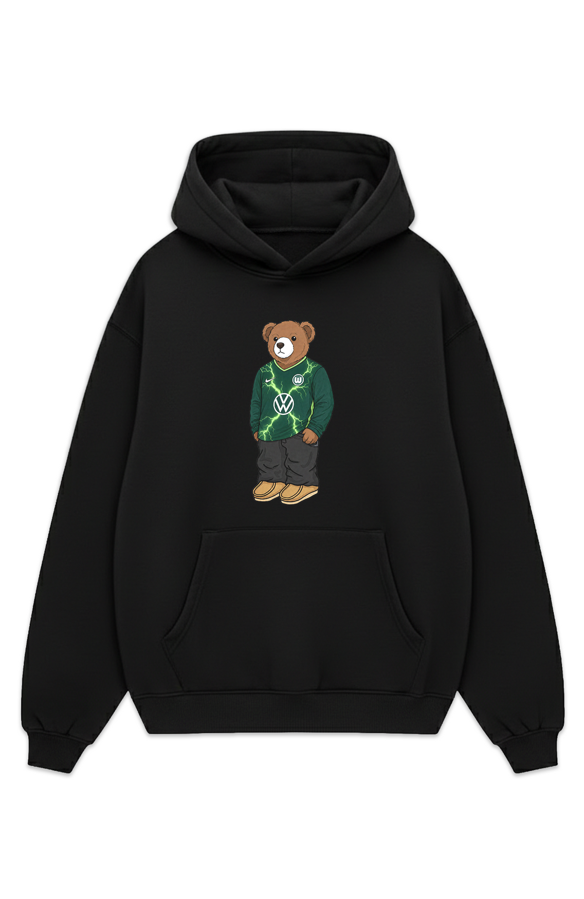 Wolfsburg Bär Heim Oversized Hoodie