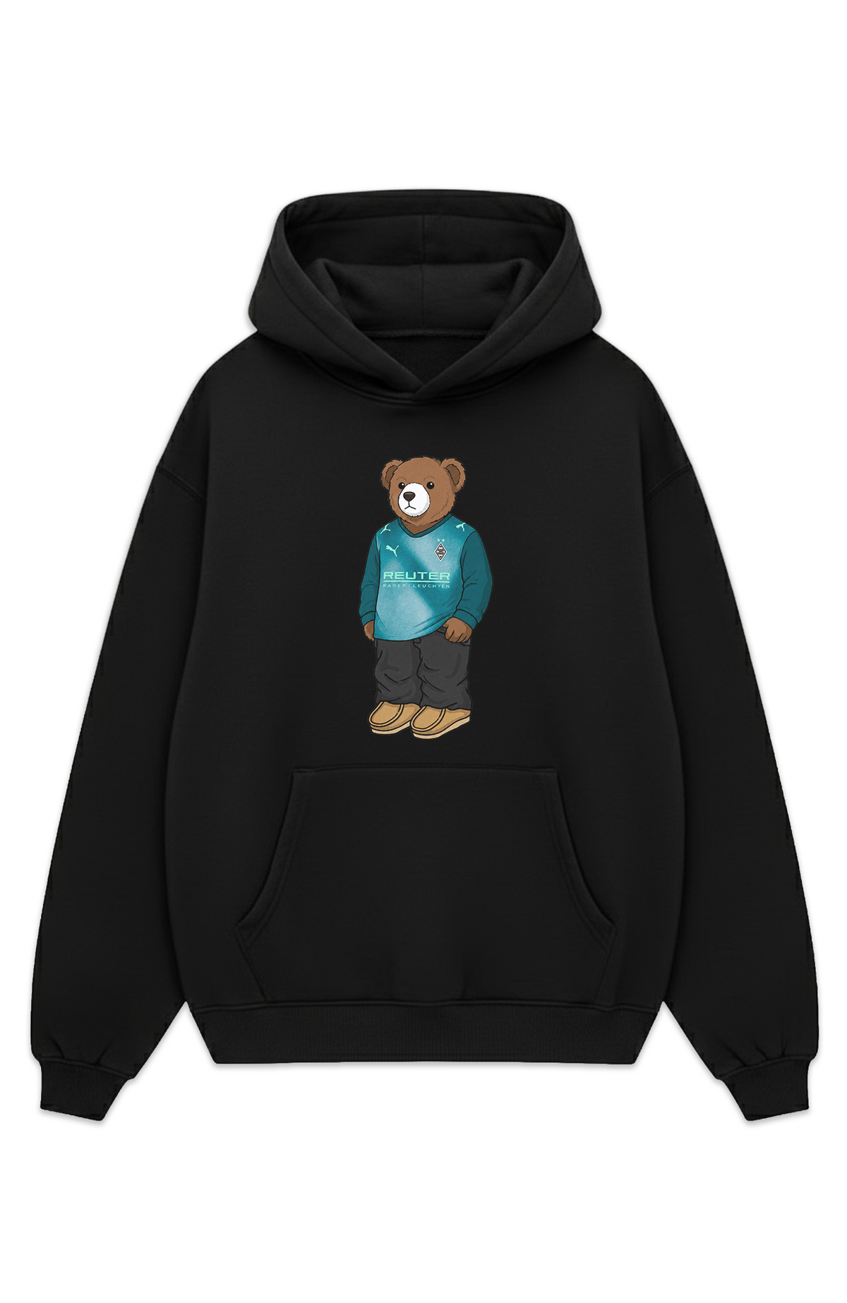 Mönchengladbach Bär Dritttrikot Oversized Hoodie