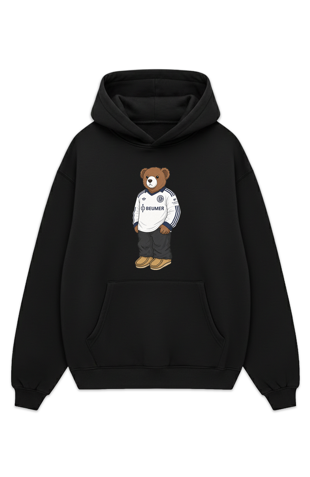 Schalke Bär Auswärts Oversized Hoodie