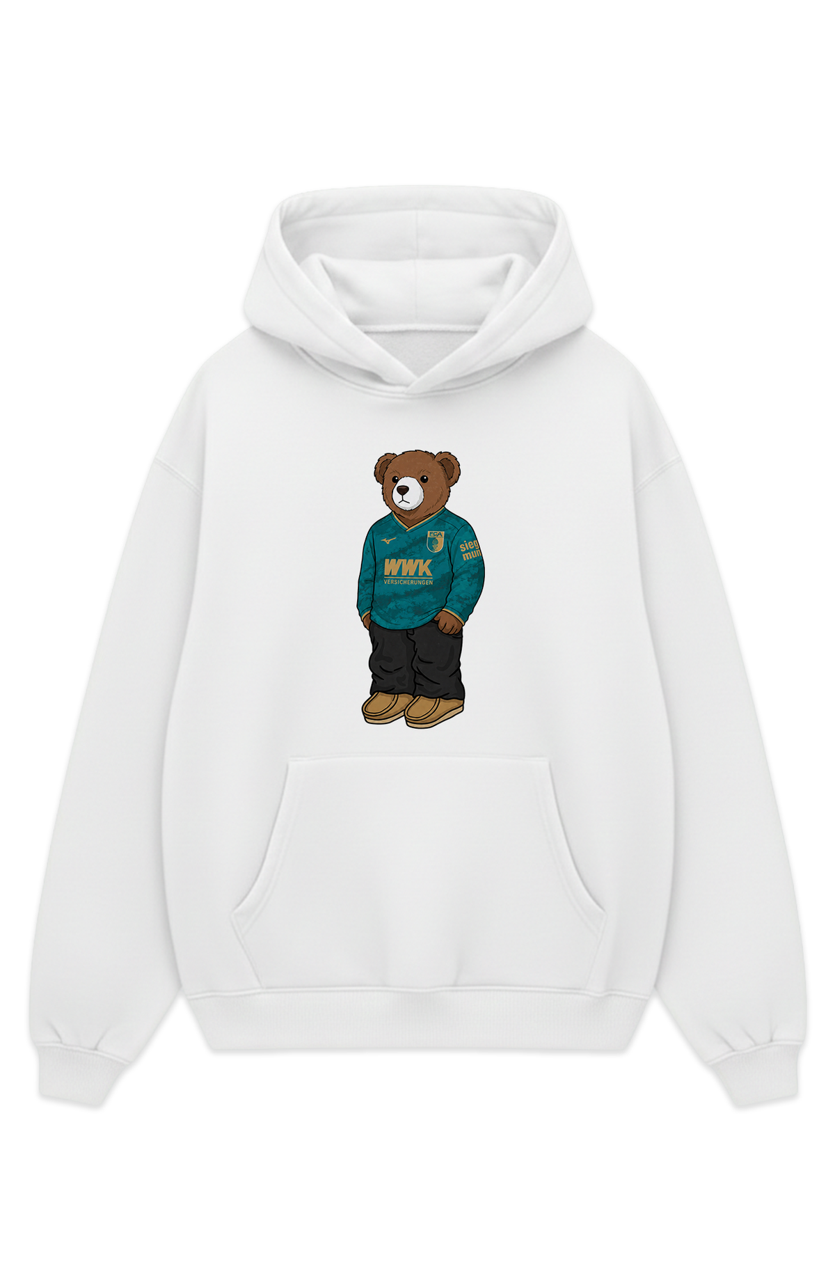 Augsburg Bär Auswärts Oversized Hoodie