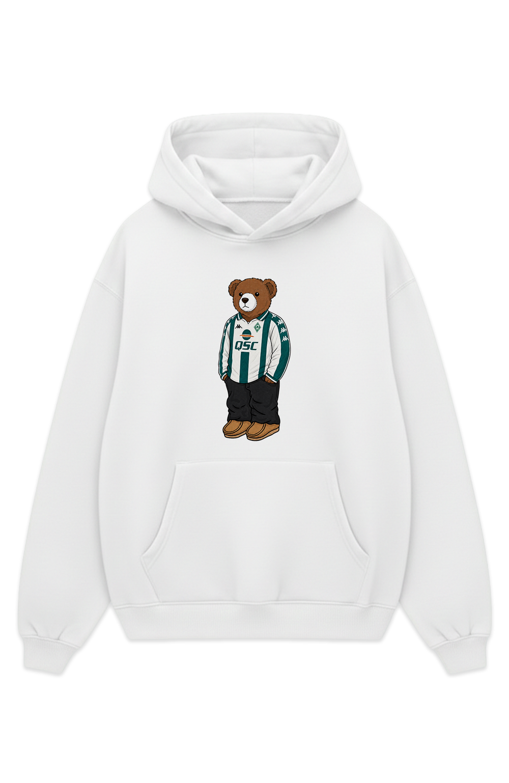 Bremen Bär Retro Oversized Hoodie