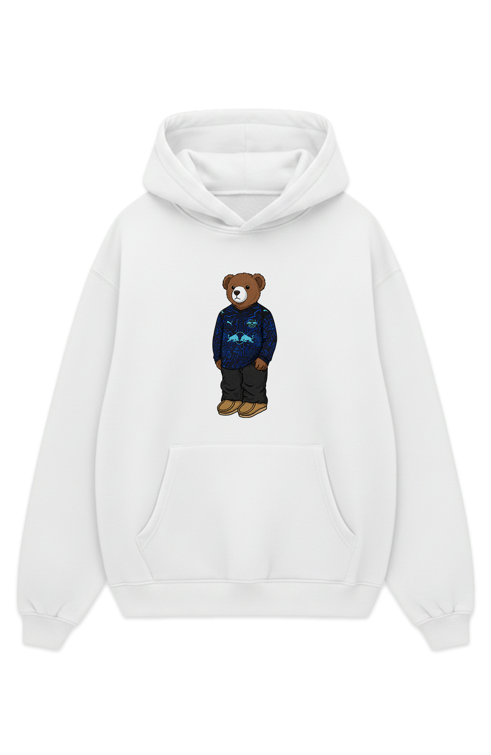 Leipzig Bär Auswärts Oversized Hoodie
