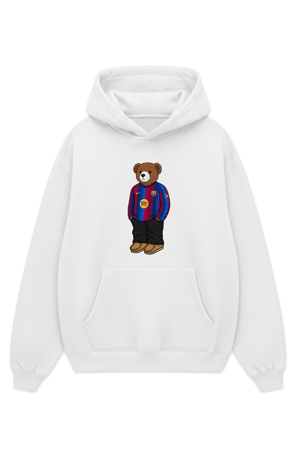 Barcelona Bär Heim Oversized Hoodie