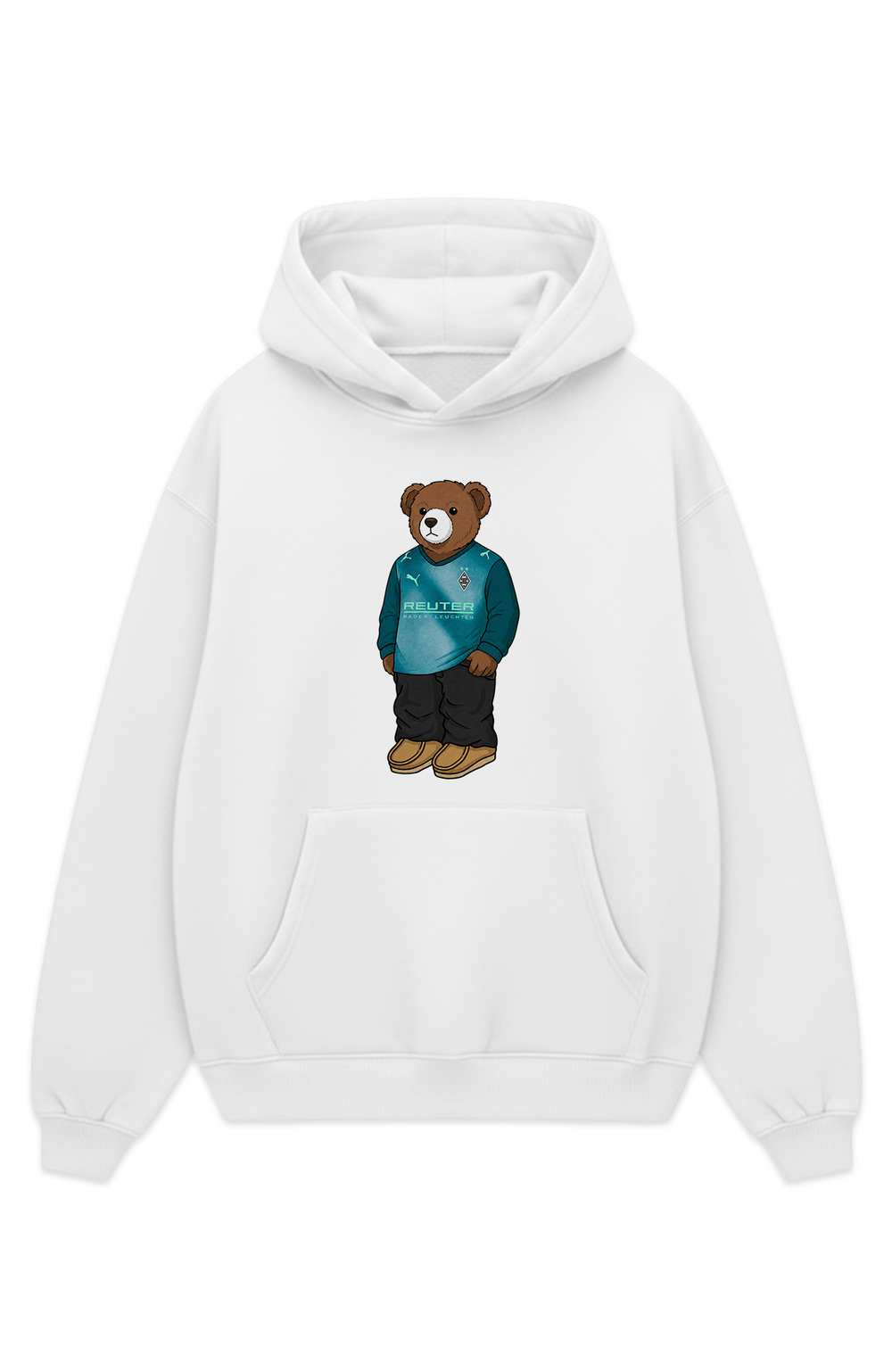 Mönchengladbach Bär Dritttrikot Oversized Hoodie