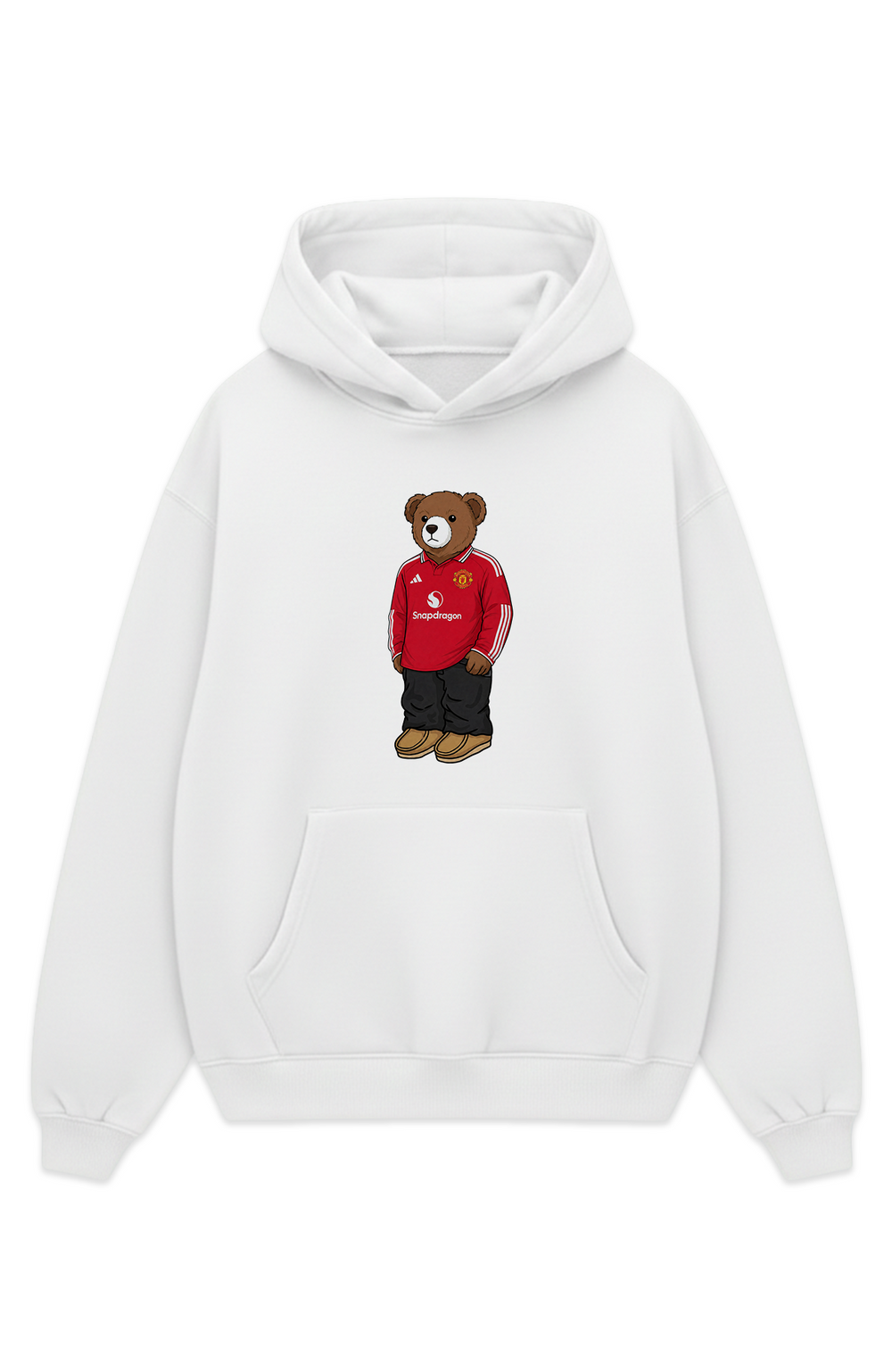 Manchester United Bär Heim Oversized Hoodie