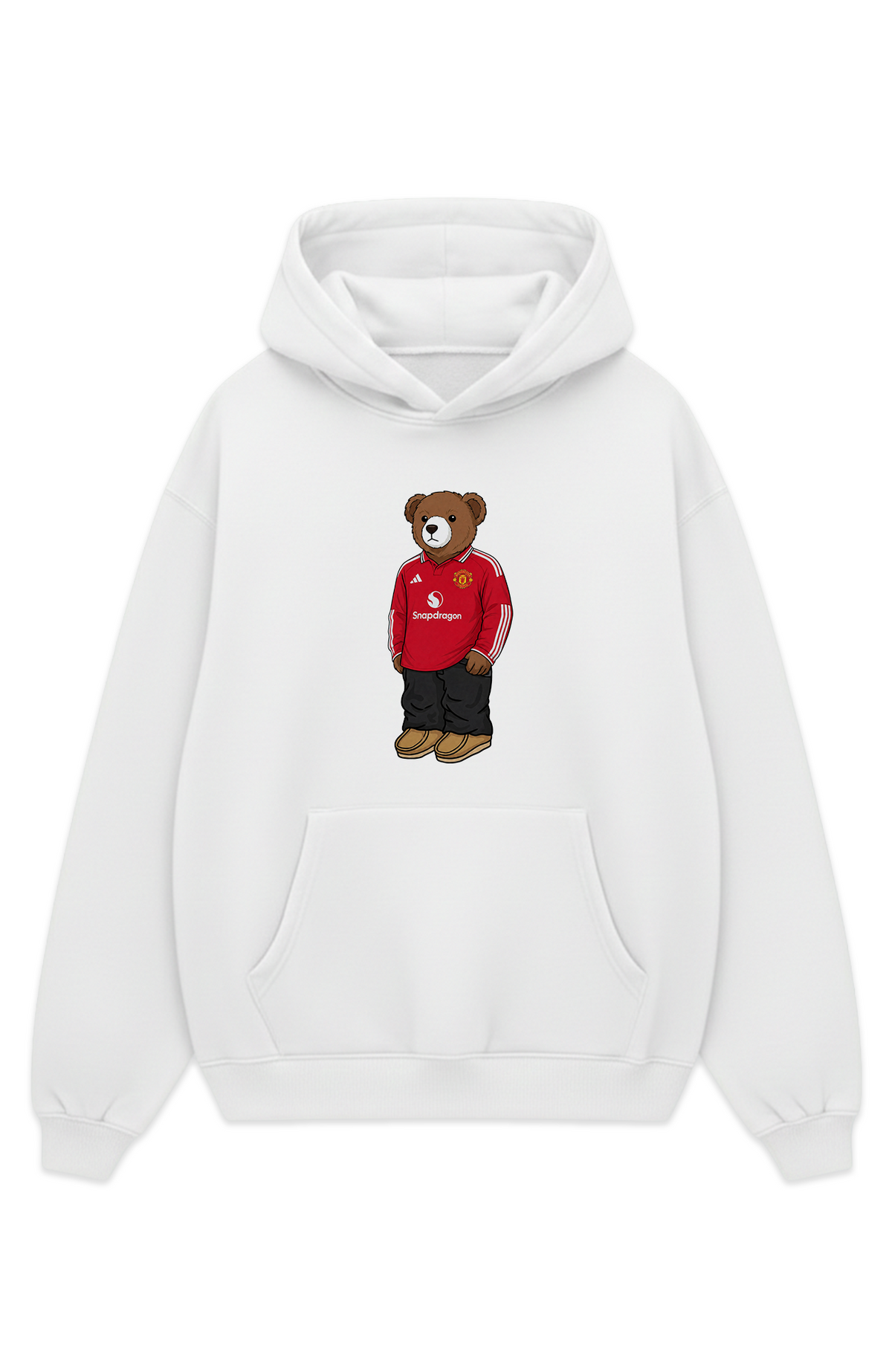Manchester United Bär Heim Oversized Hoodie