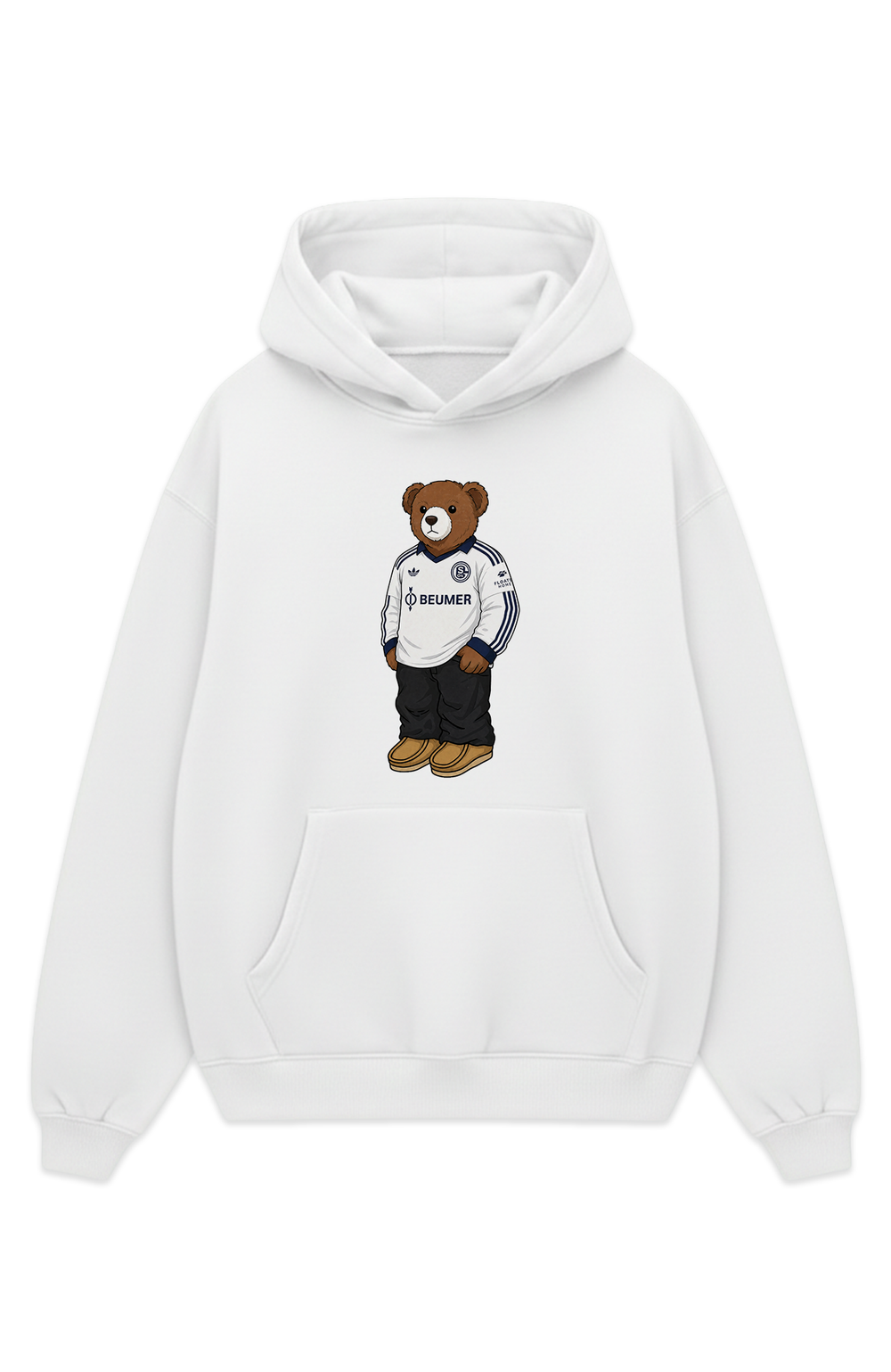 Schalke Bär Auswärts Oversized Hoodie