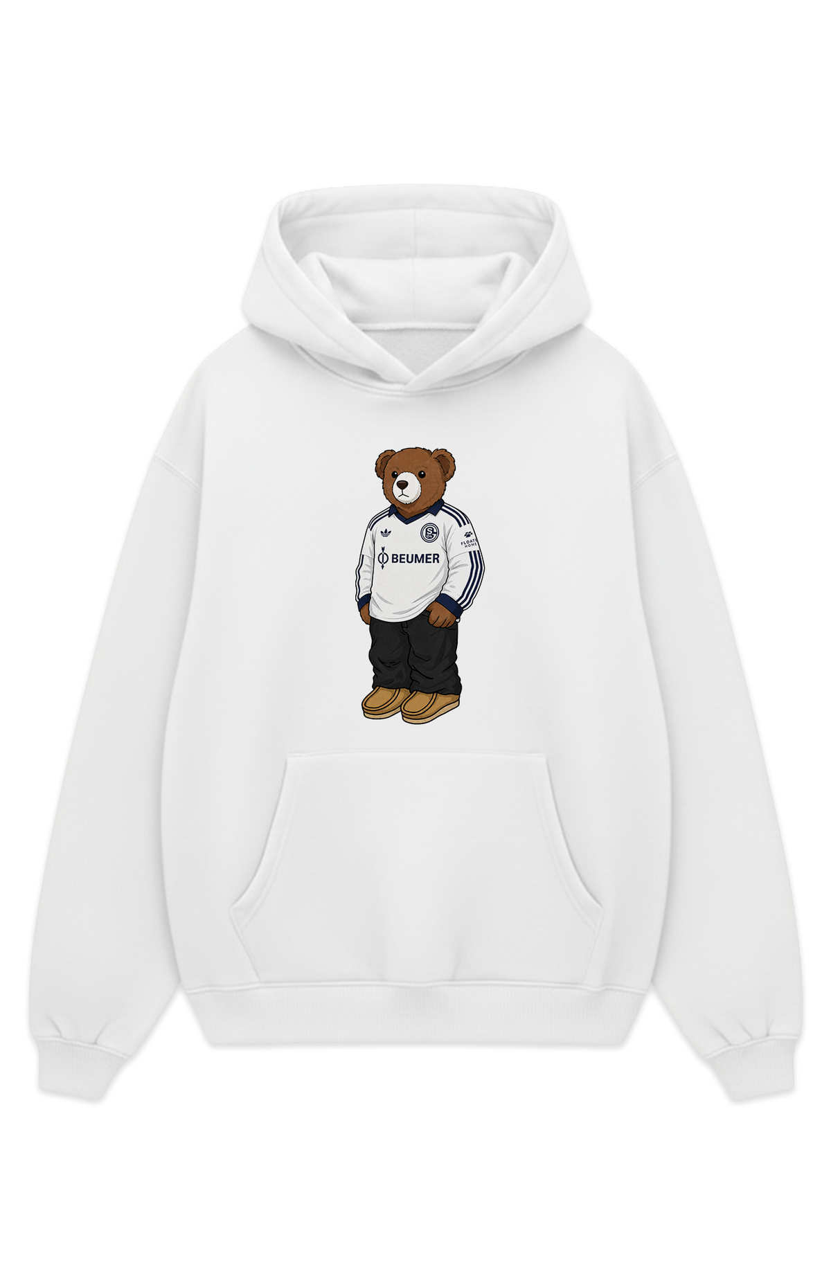 Schalke Bär Auswärts Oversized Hoodie