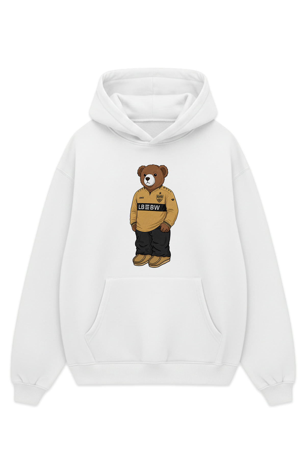 Stuttgart Bär Auswärts Oversized Hoodie