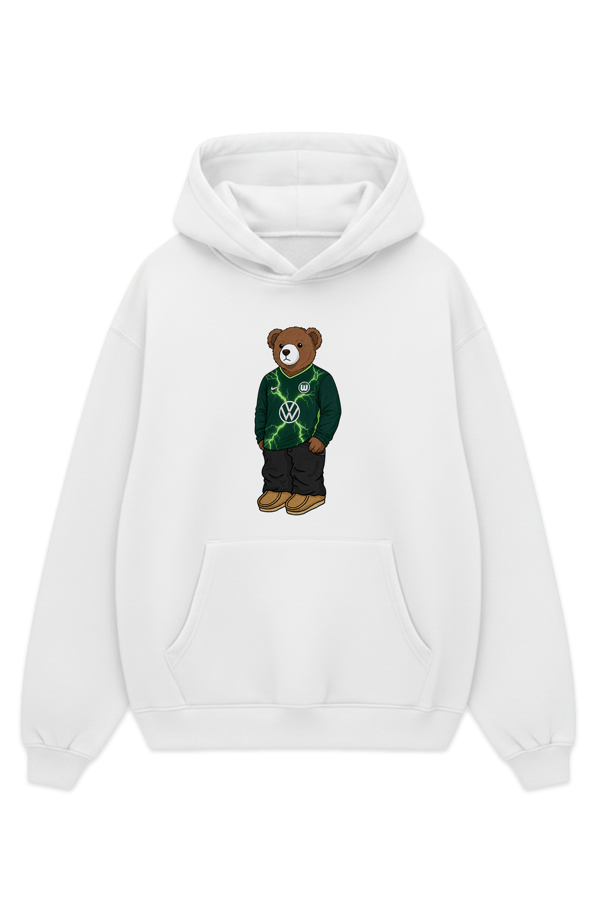 Wolfsburg Bär Heim Oversized Hoodie