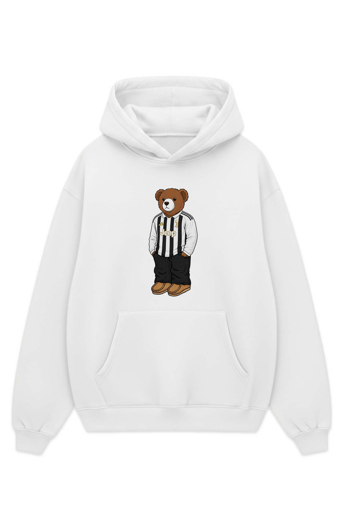 Juventus Bär Heim Oversized Hoodie