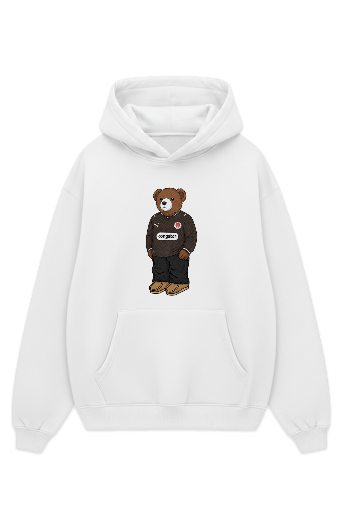 St. Pauli Bär Heim Oversized Hoodie