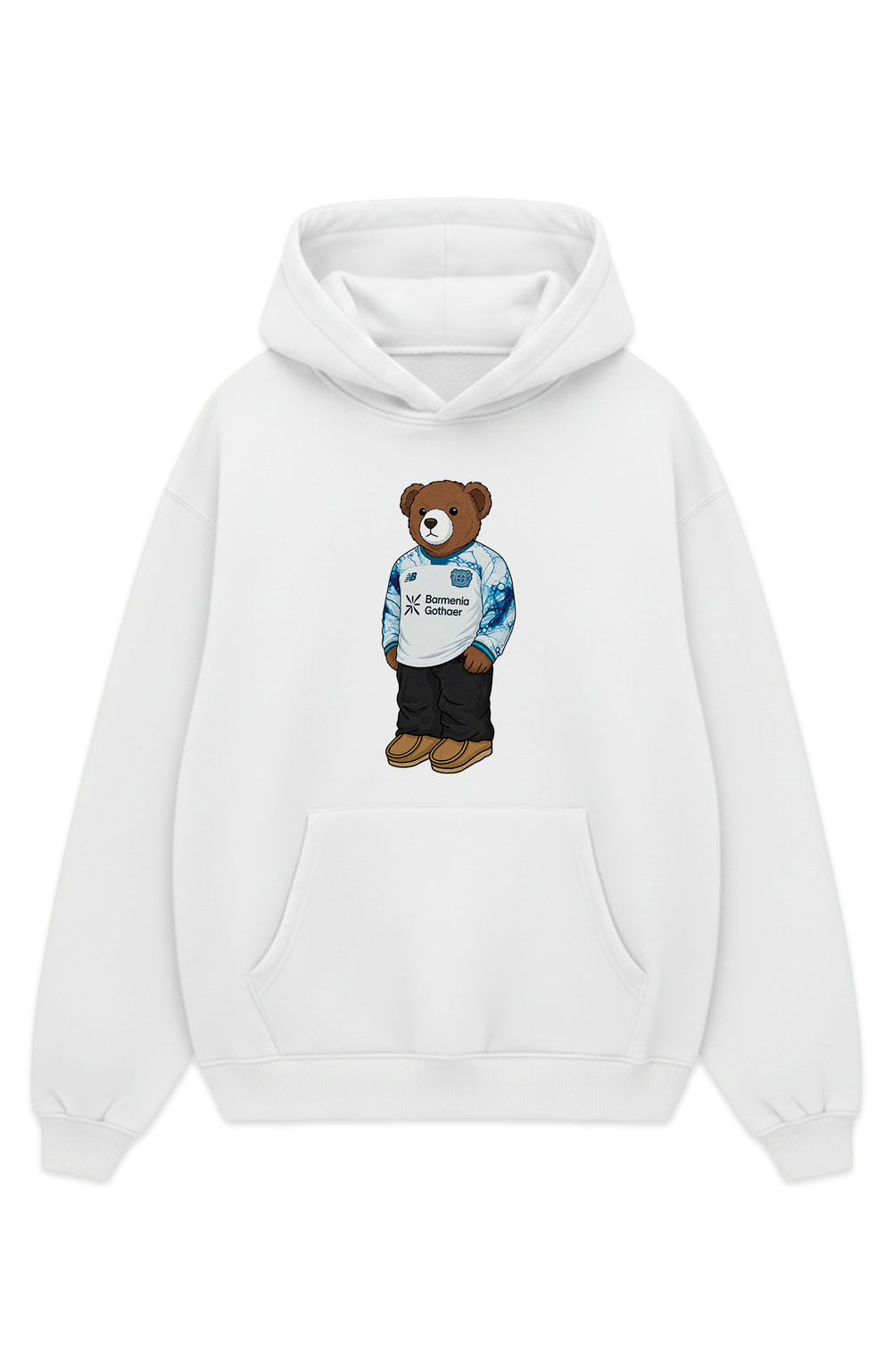 Leverkusen Bär Auswärts Oversized Hoodie