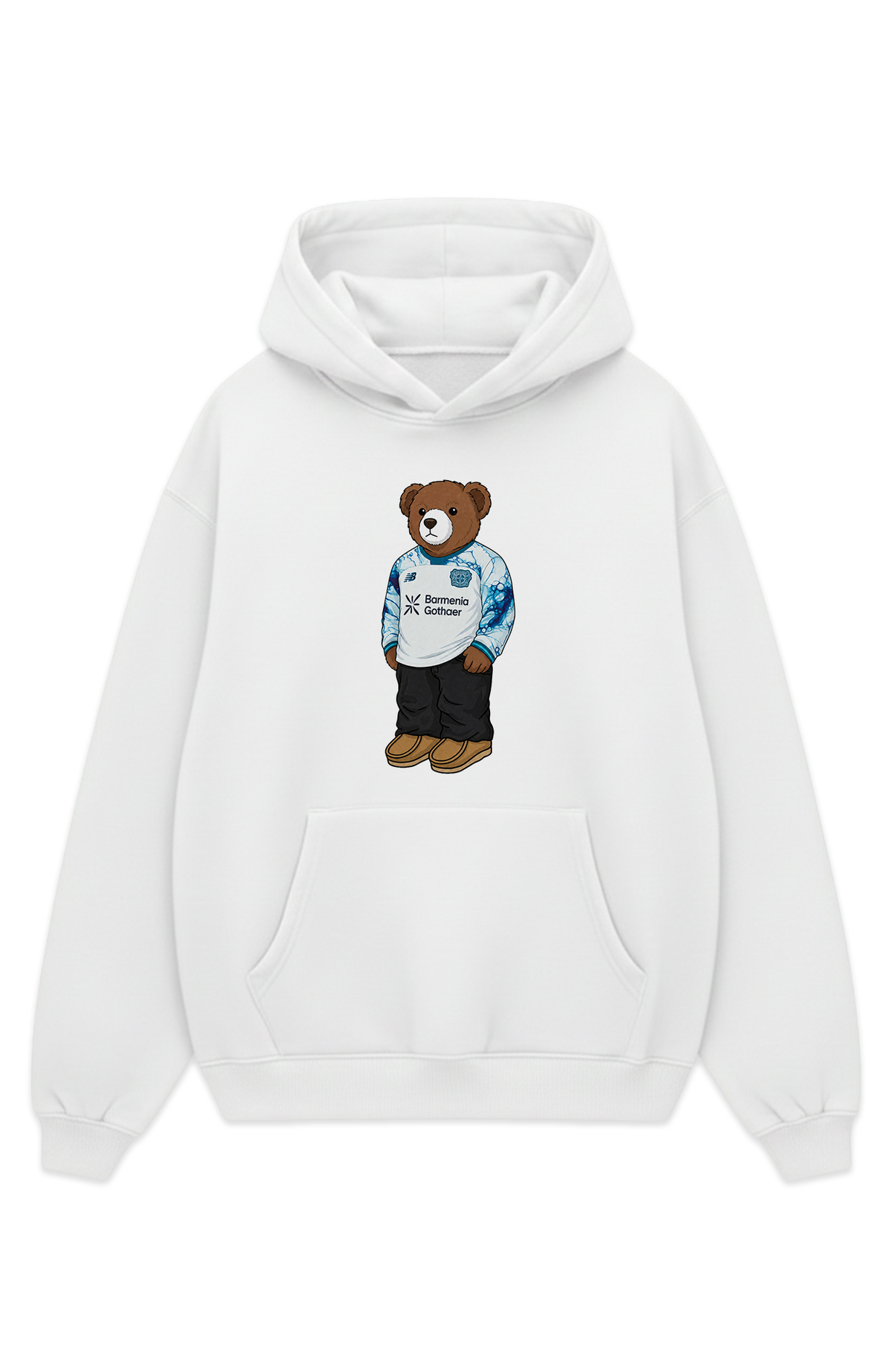 Leverkusen Bär Auswärts Oversized Hoodie