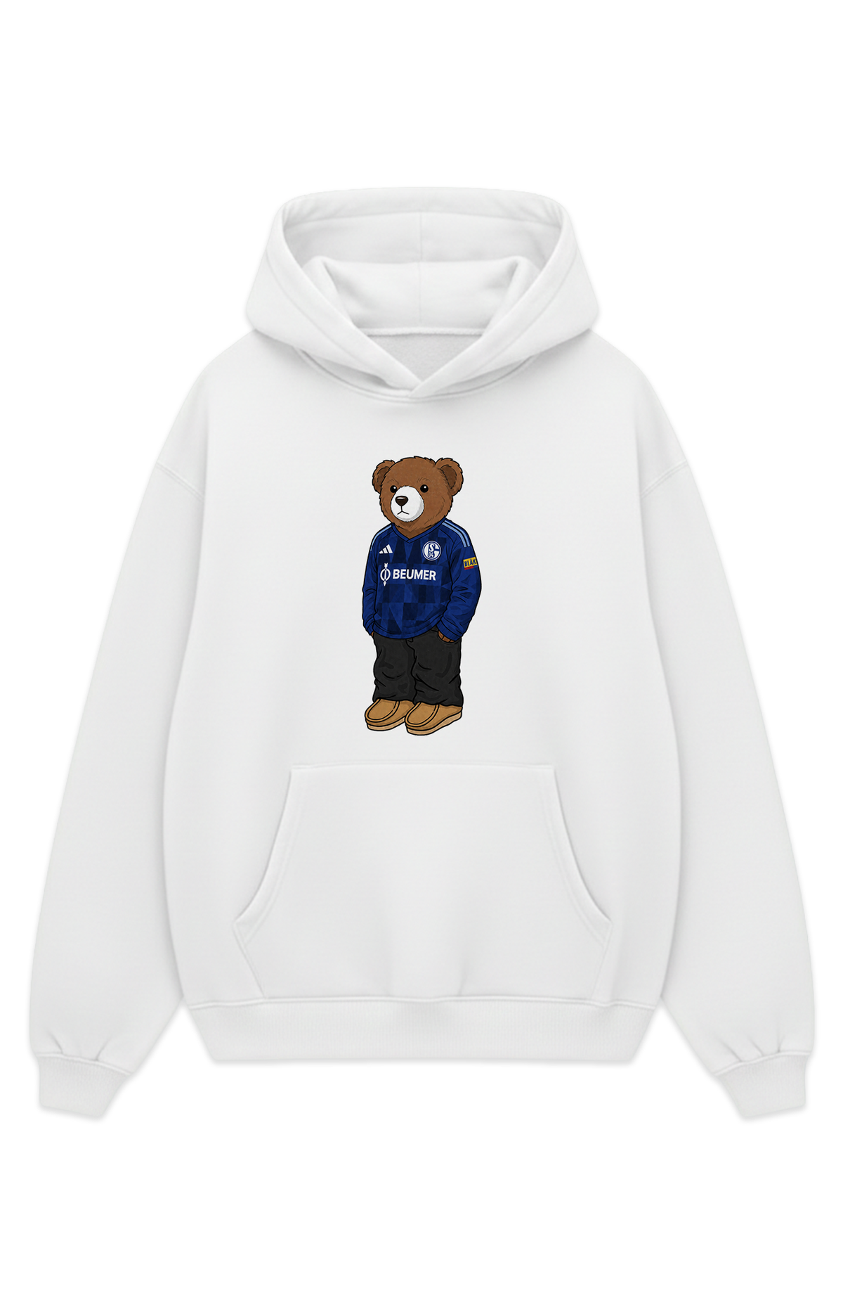 Schalke Bär Heim Oversized Hoodie