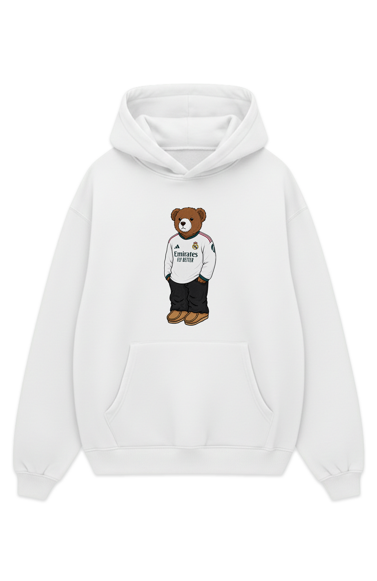 Real Madrid Bär Heim Oversized Hoodie