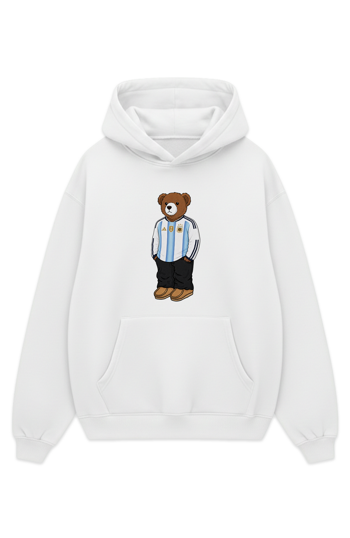 Argentinien Bär Heim Oversized Hoodie