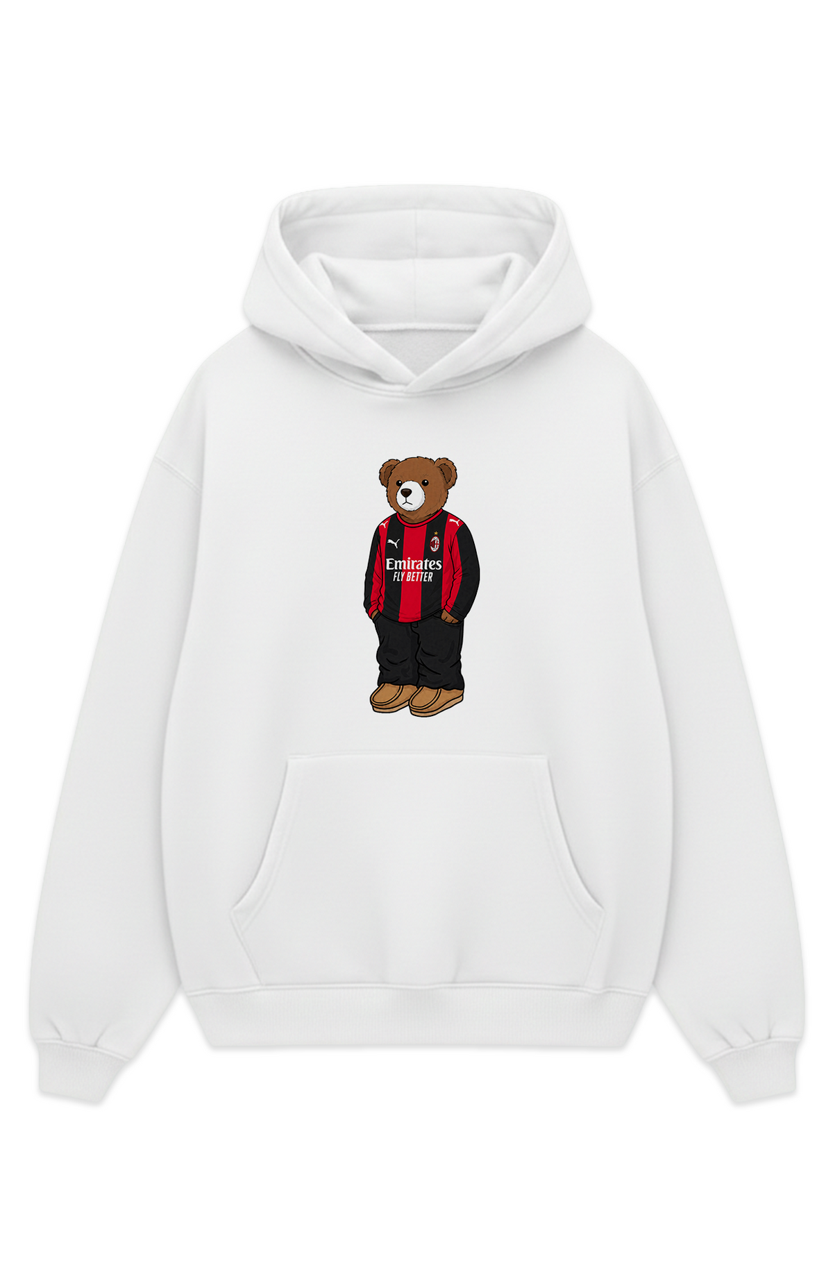AC Mailand Bär Heim Oversized Hoodie