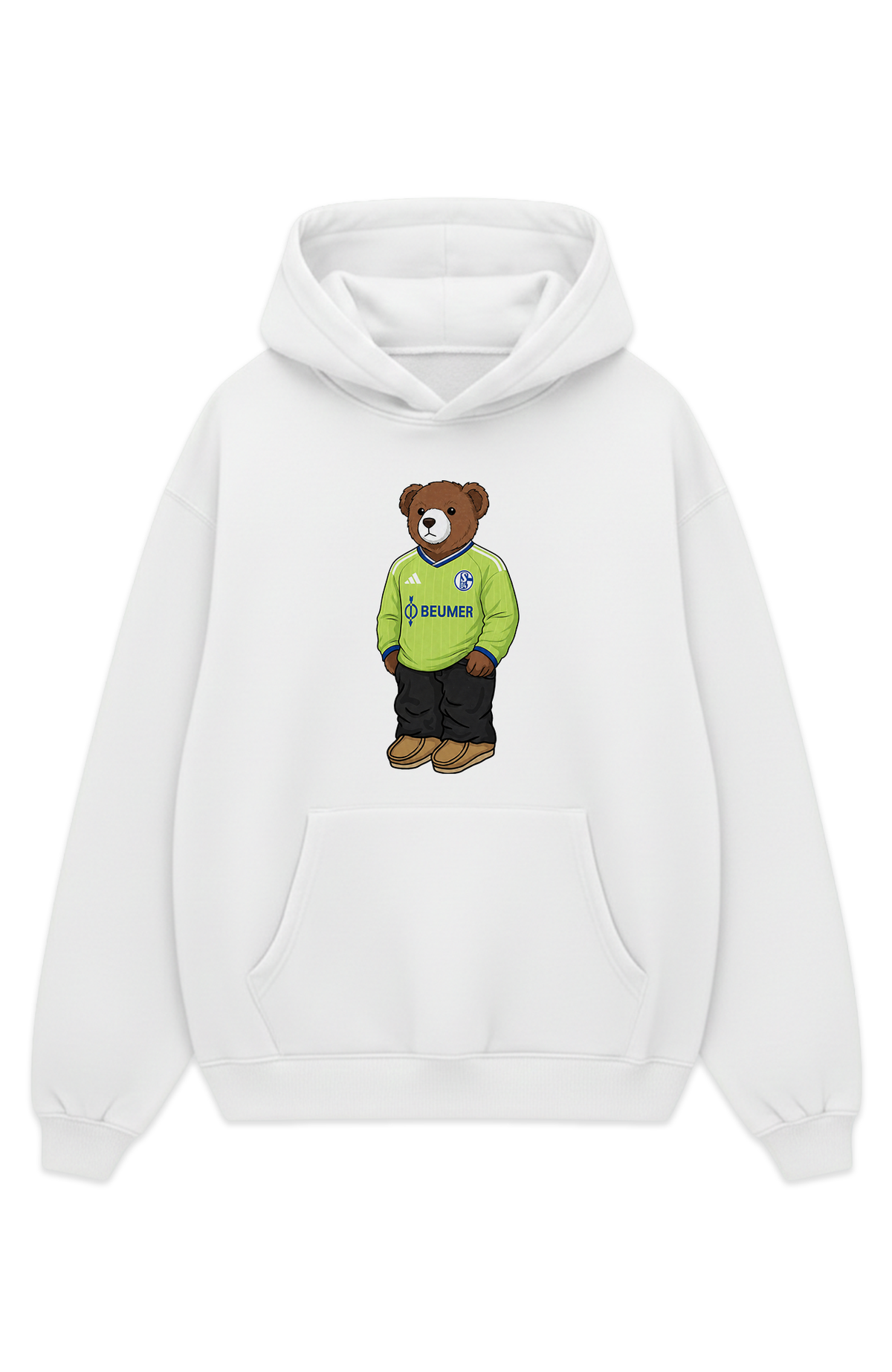 Schalke Bär Dritttrikot Oversized Hoodie