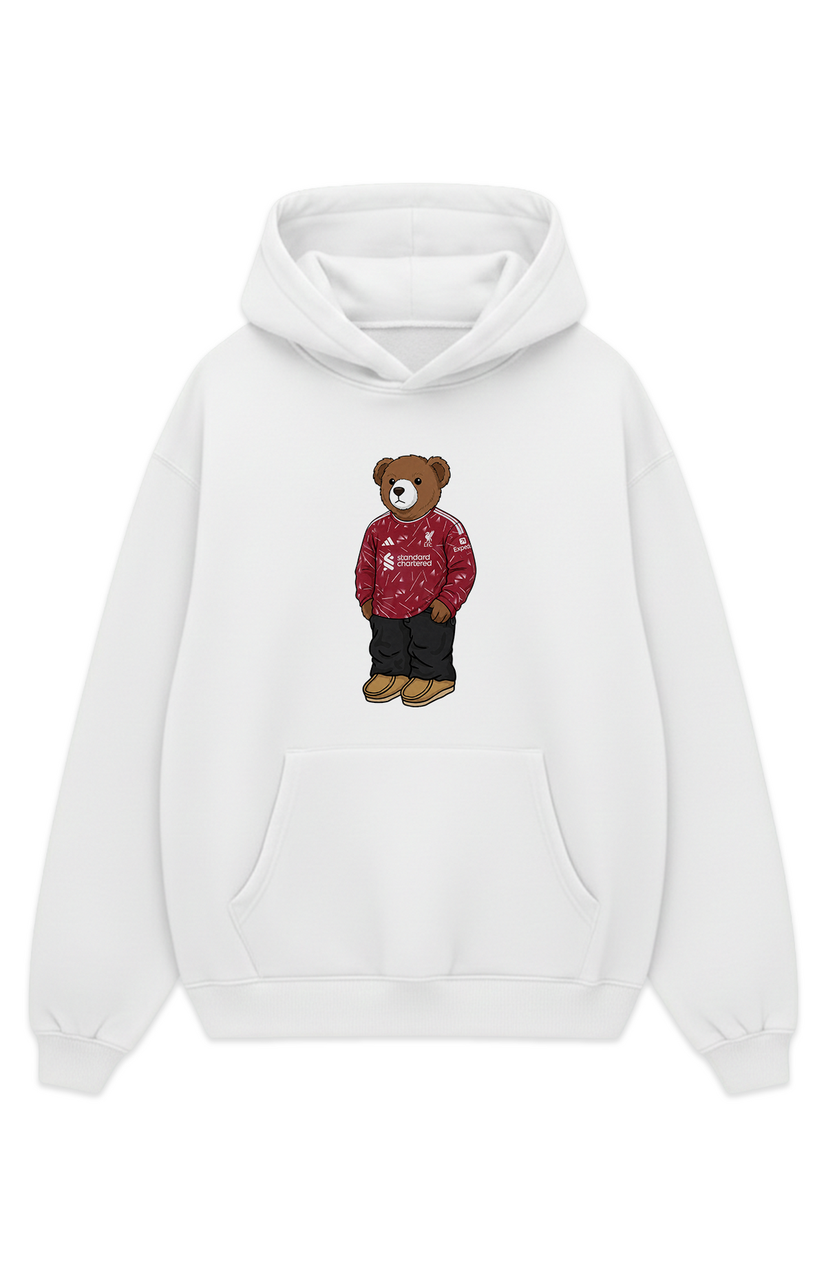 Liverpool Bär Heim Oversized Hoodie