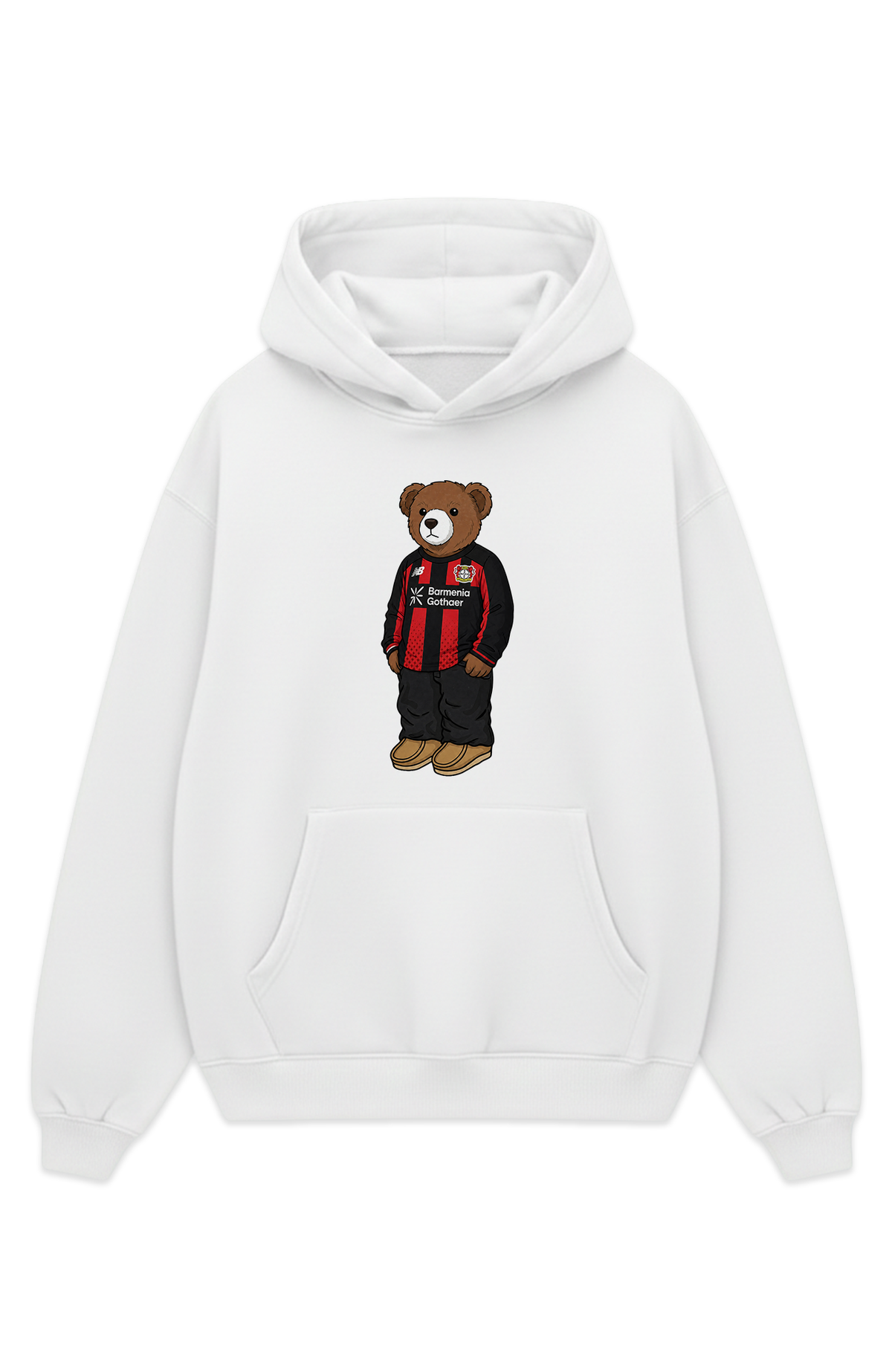 Leverkusen Bär Heim Oversized Hoodie