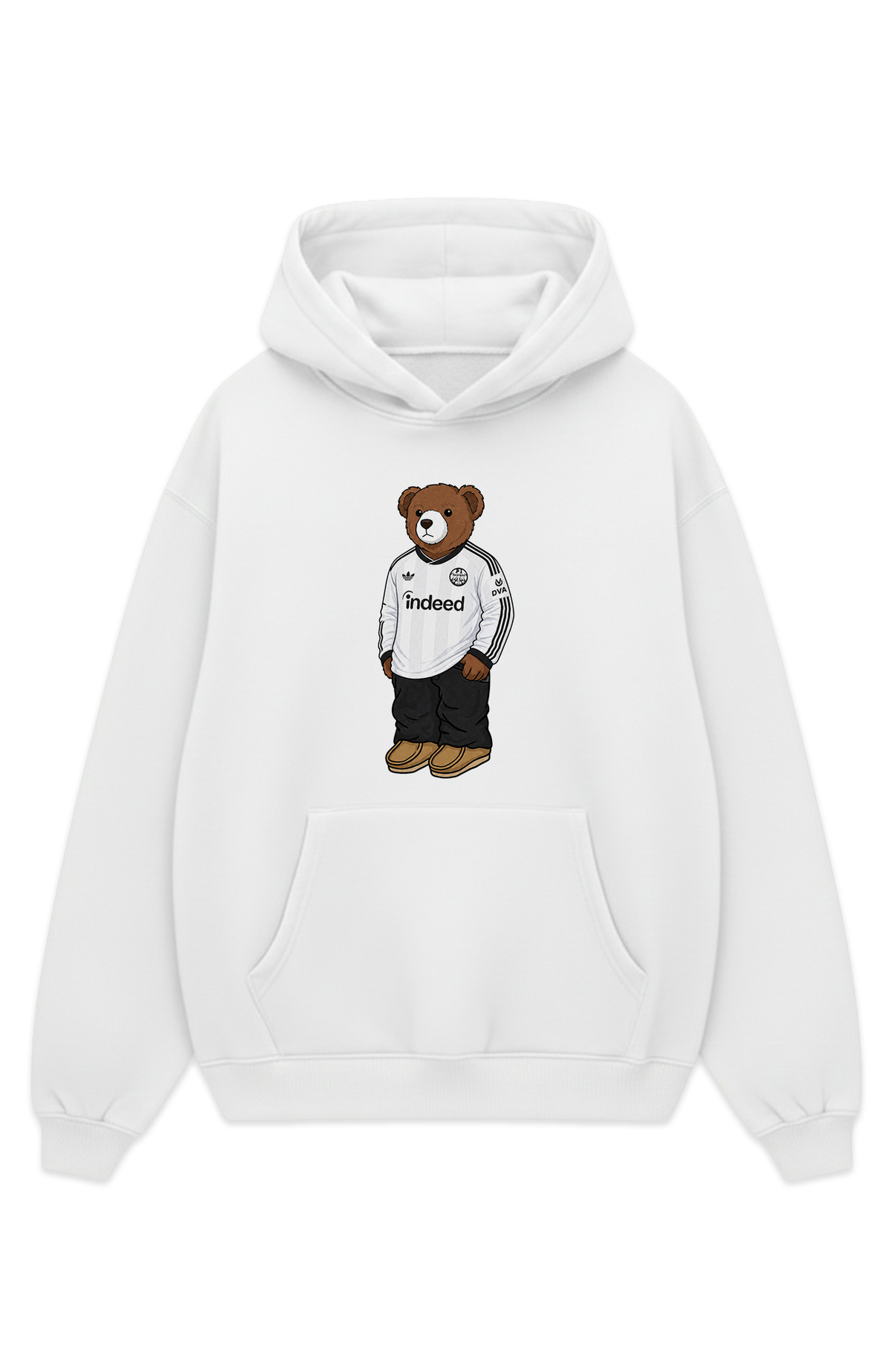 Frankfurt Bär Auswärts Oversized Hoodie