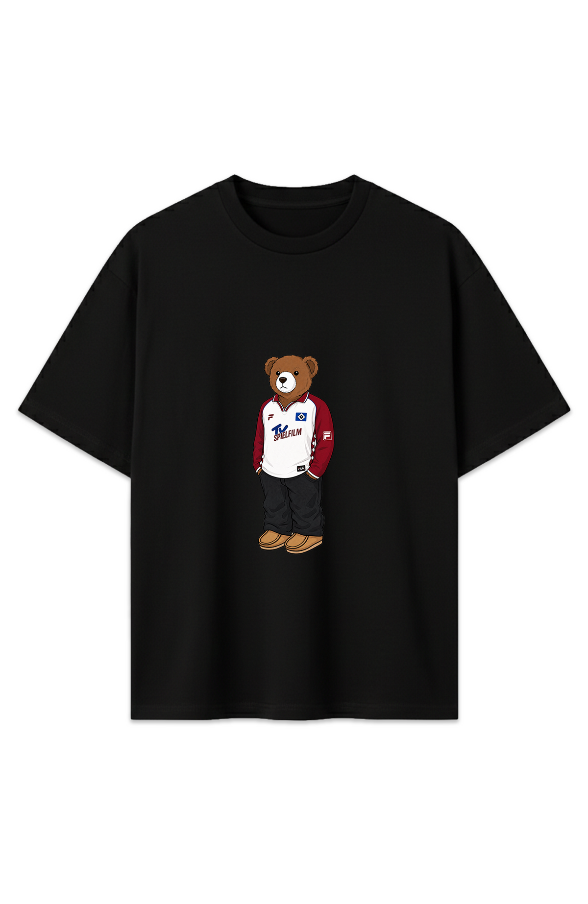 Hamburg Bär Retro Oversized Shirt