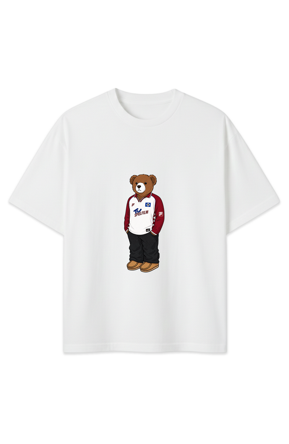 Hamburg Bär Retro Oversized Shirt