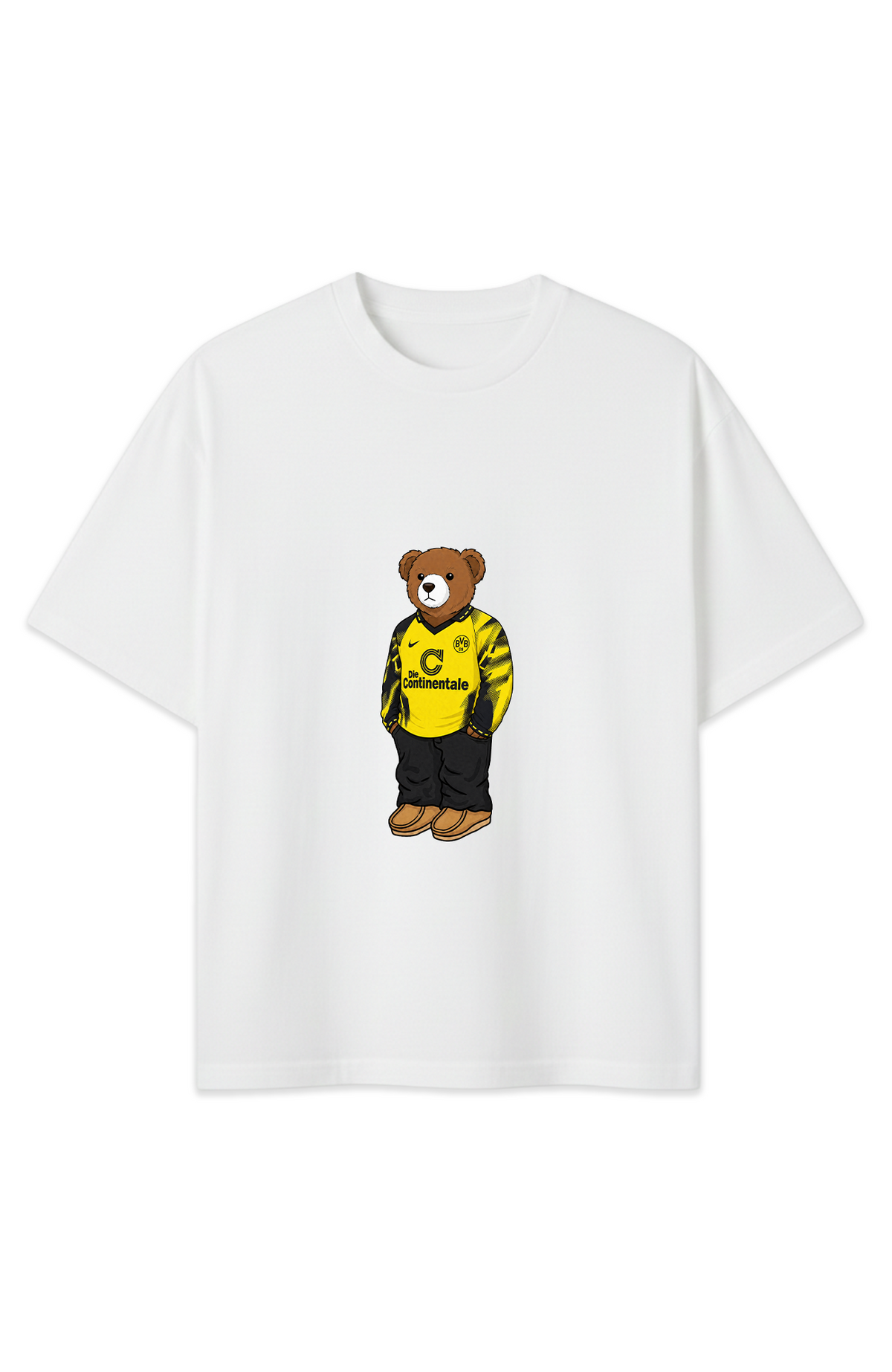 Dortmund Bär Retro Oversized Shirt
